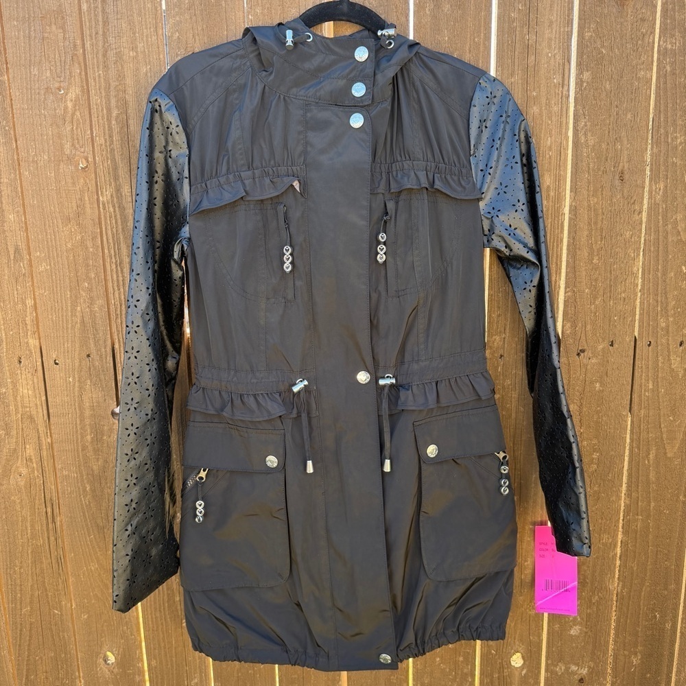 Betsey Johnson Black Utility Jacket – NWT – Size S